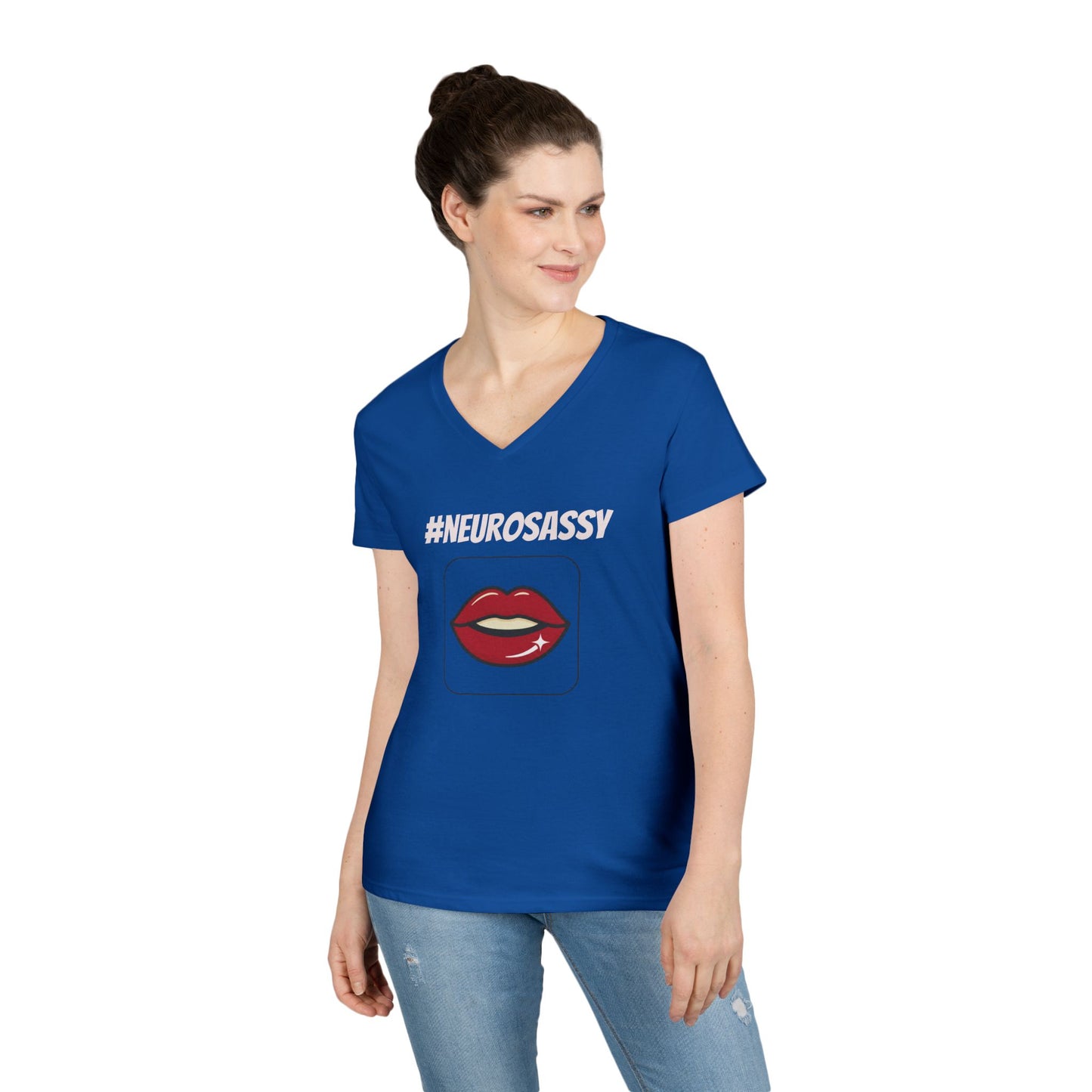 Neurosassy Ladies' V-Neck T-Shirt