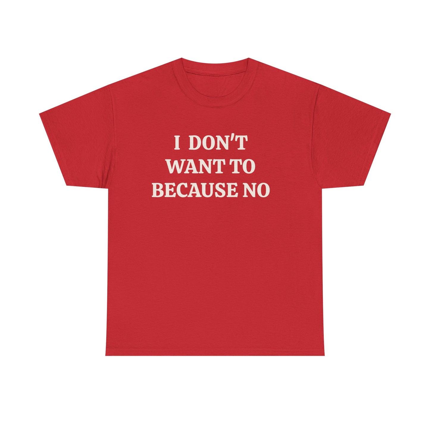 BECAUSE NO!