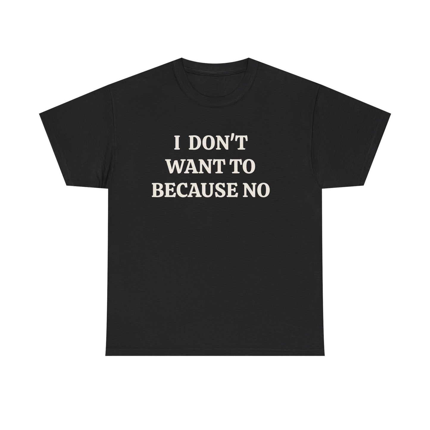 BECAUSE NO!