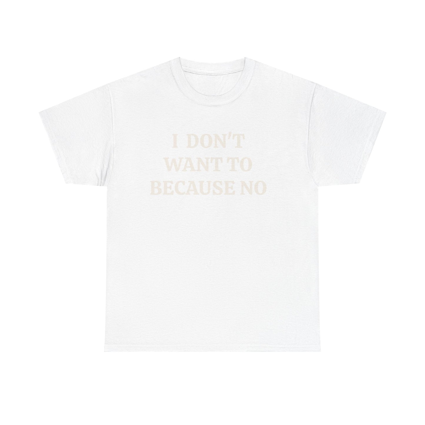 BECAUSE NO!