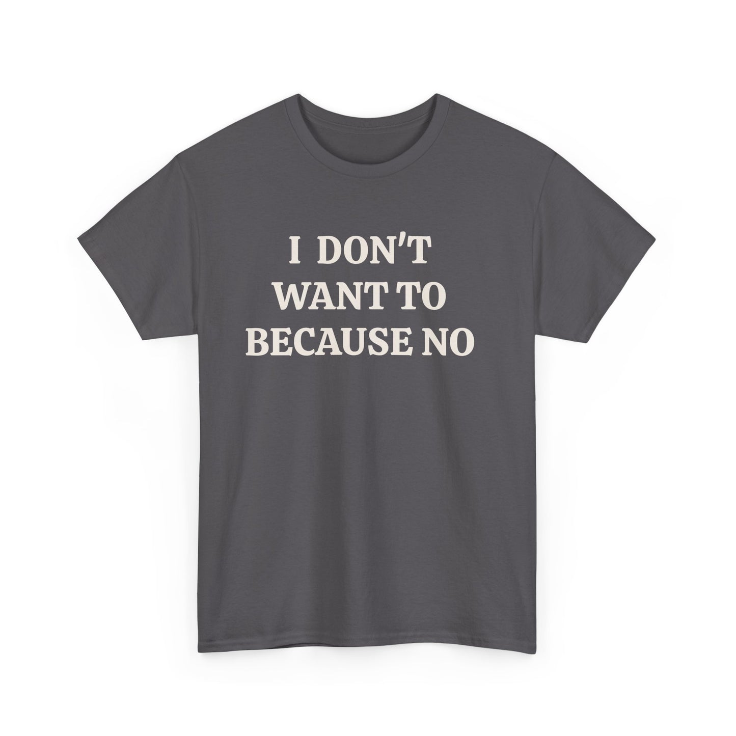 BECAUSE NO!