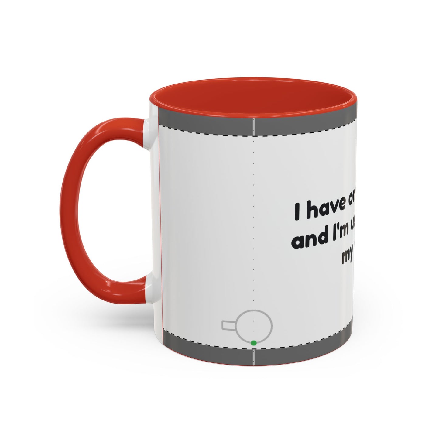 I have one spoon left coffee mug 11 oz