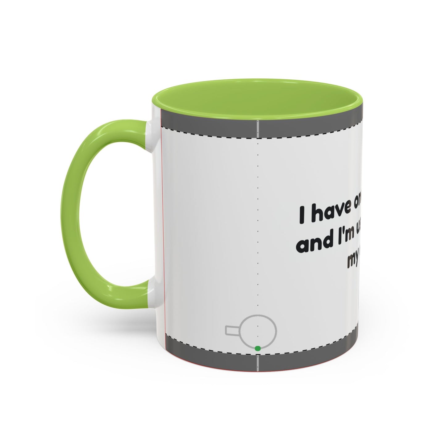 I have one spoon left coffee mug 11 oz