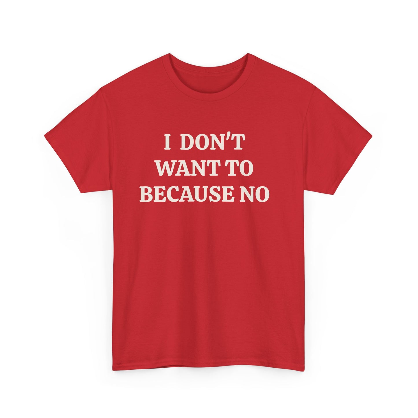 BECAUSE NO!