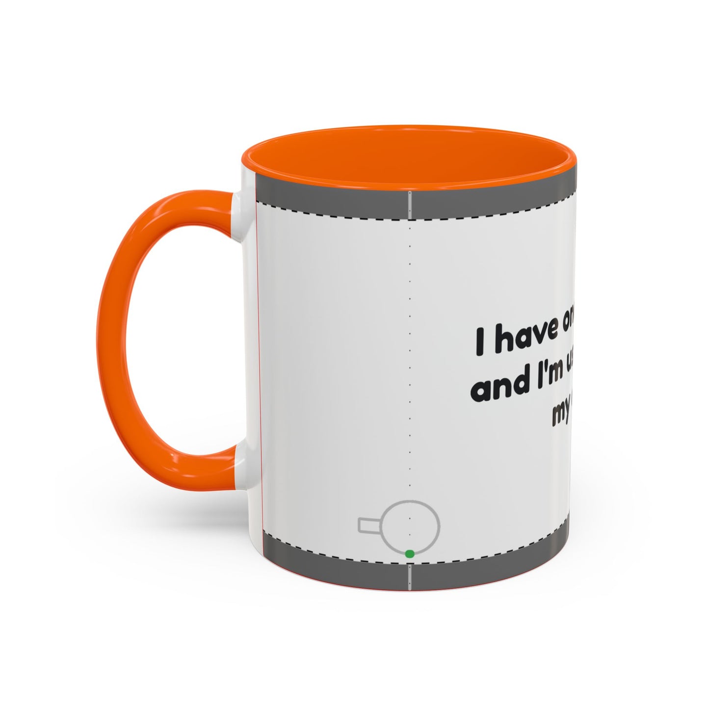 I have one spoon left coffee mug 11 oz