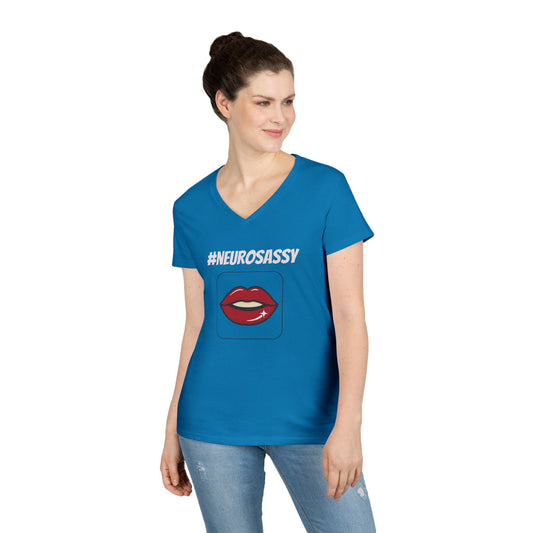 Neurosassy Ladies' V-Neck T-Shirt