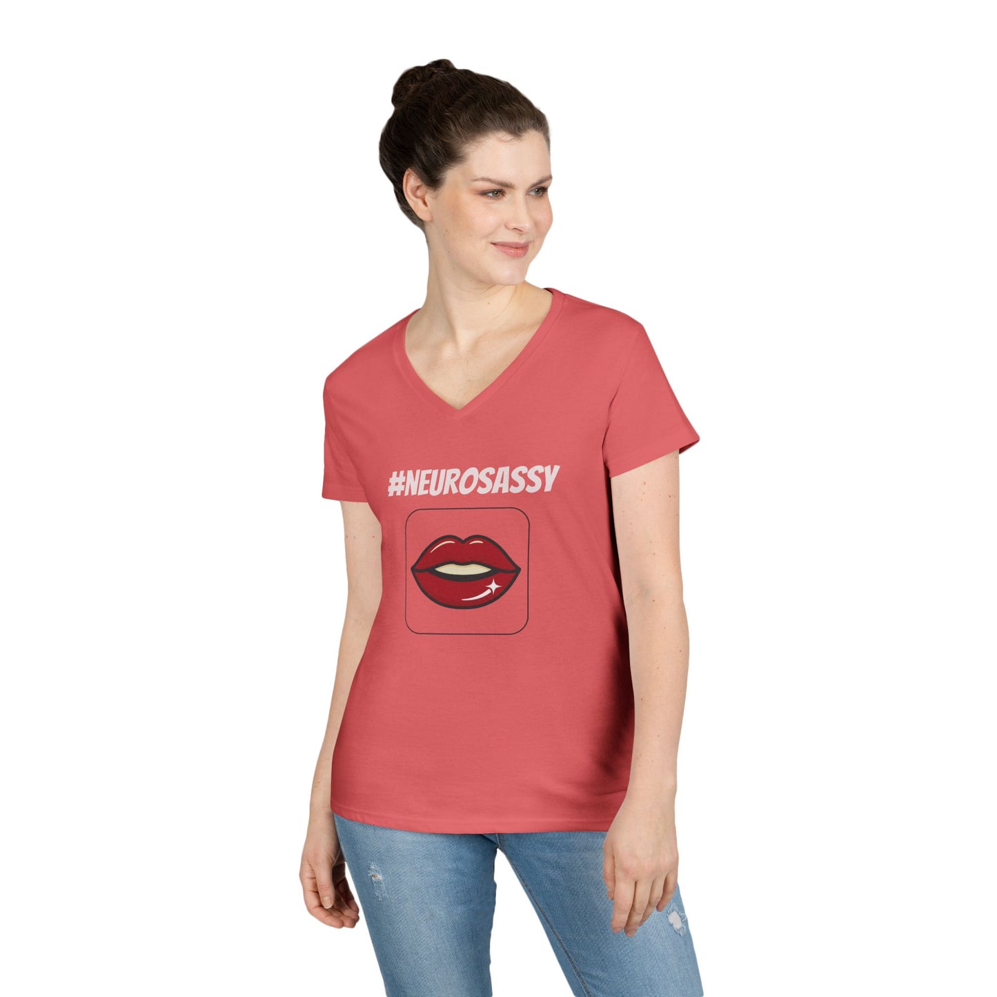 Neurosassy Ladies' V-Neck T-Shirt