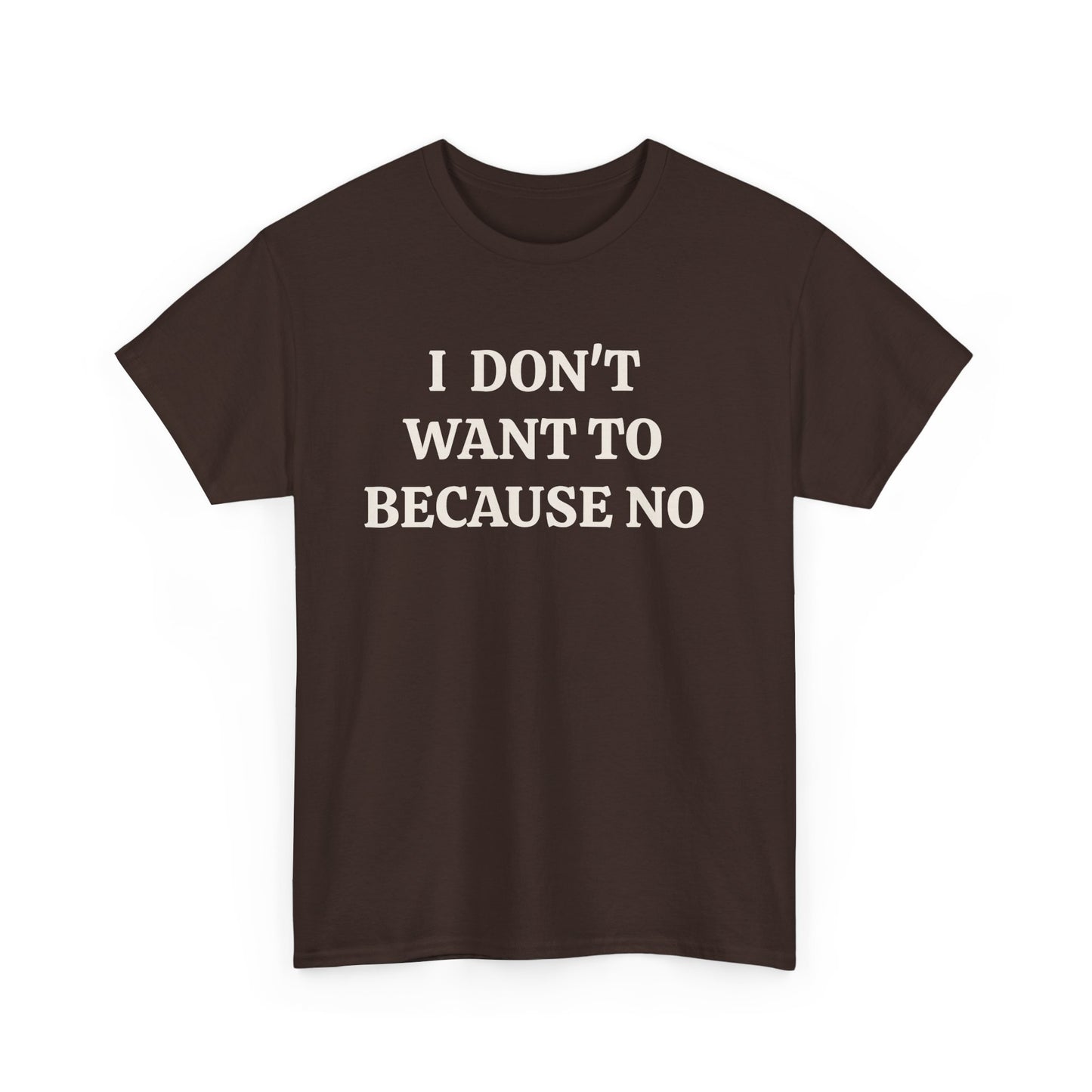 BECAUSE NO!
