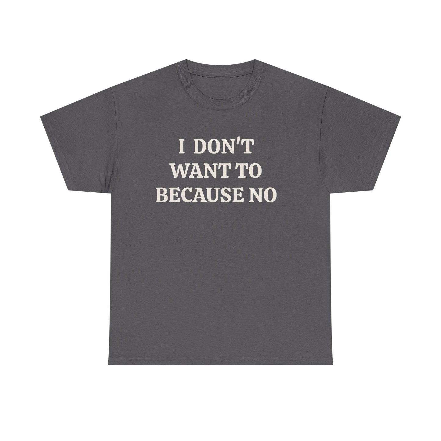 BECAUSE NO!