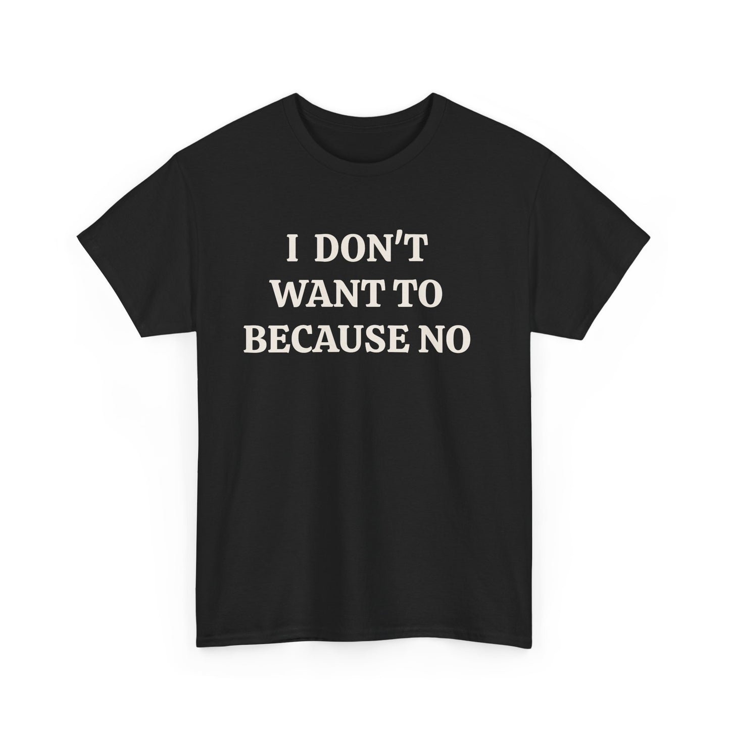 BECAUSE NO!
